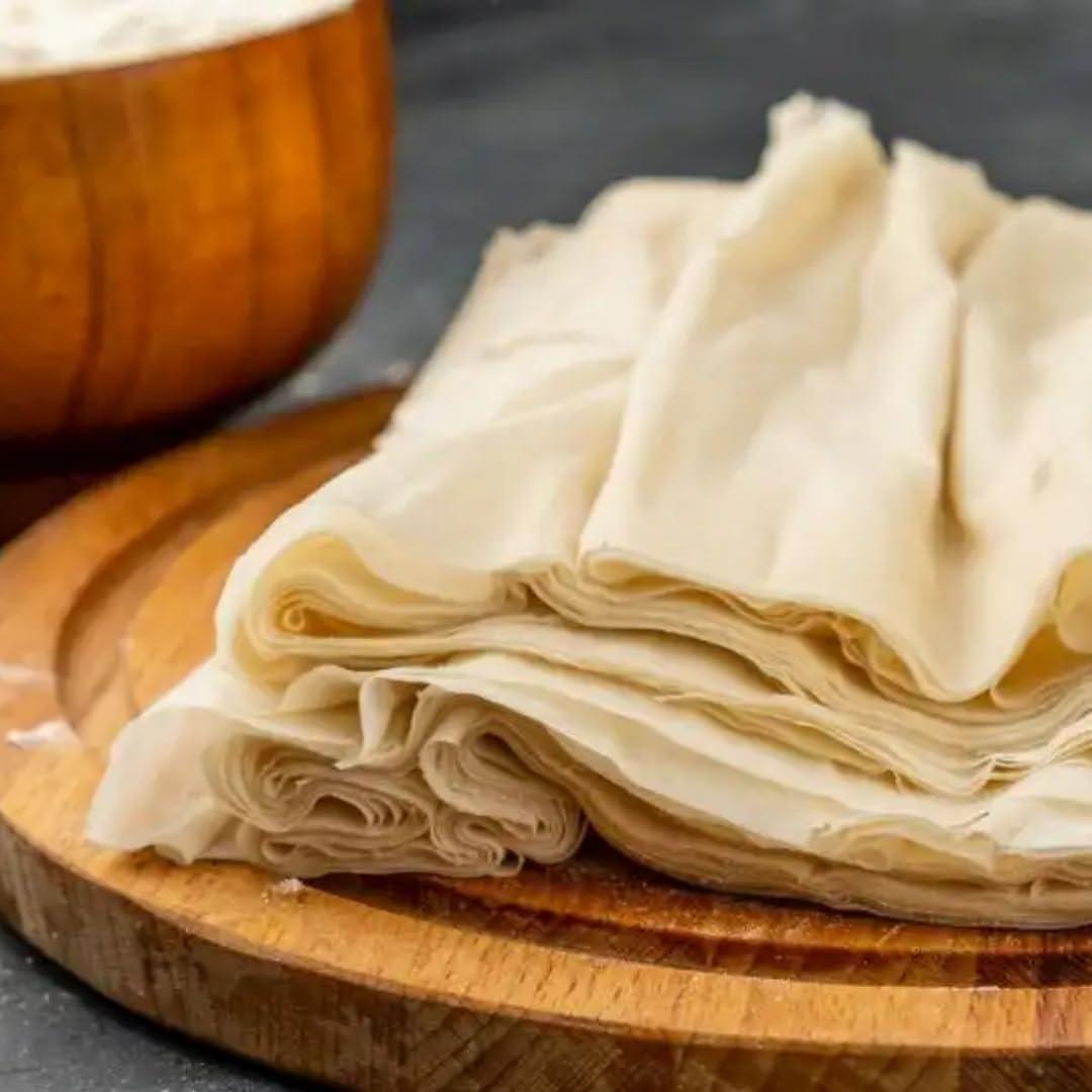 Pufai Yayla Long Filo Pastry Sheets phyllo dough 400 gram x 5 Packs by Pufai Grocery
