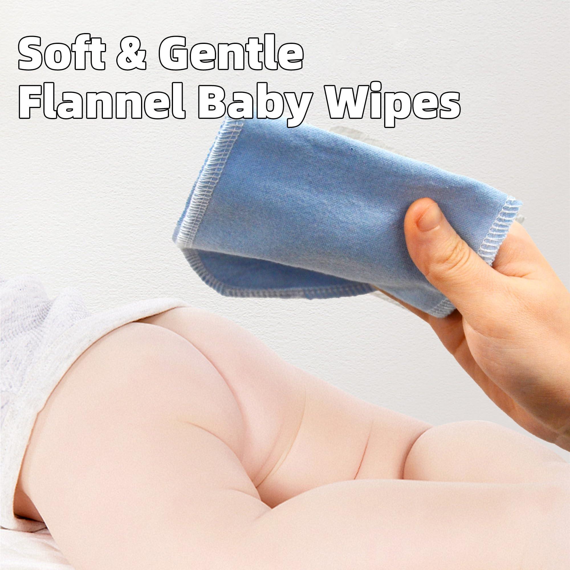 BreodyEco BreodyEco Reusable Toilet Paper - 30 Pcs Washable Bidet Towels Cloth Wipes -2 Sided Flannel Absorbent Colored Paperless Toilet Paper Towels Roll