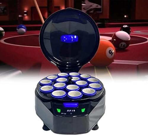 WESLNN WESLNN Billiard Ball Polishing Cleaning Machine, Electronic Ball Clean Machine, 16 Balls Snooker Clean Washing Automatic Pool Ball Cleaner for Chess and Card Entertainment.