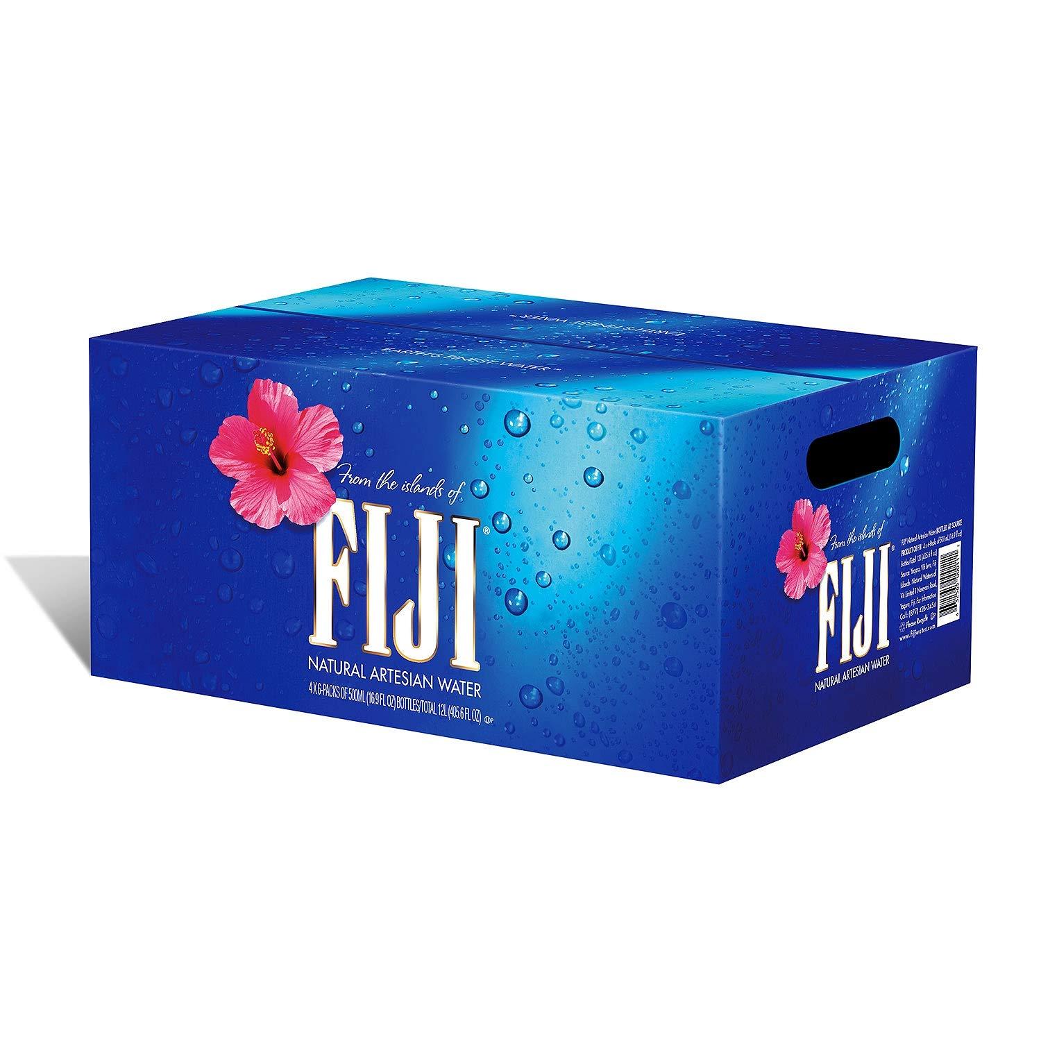 EVAXO Fiji Natural Artesian Water (500 mL, 24 Pack)