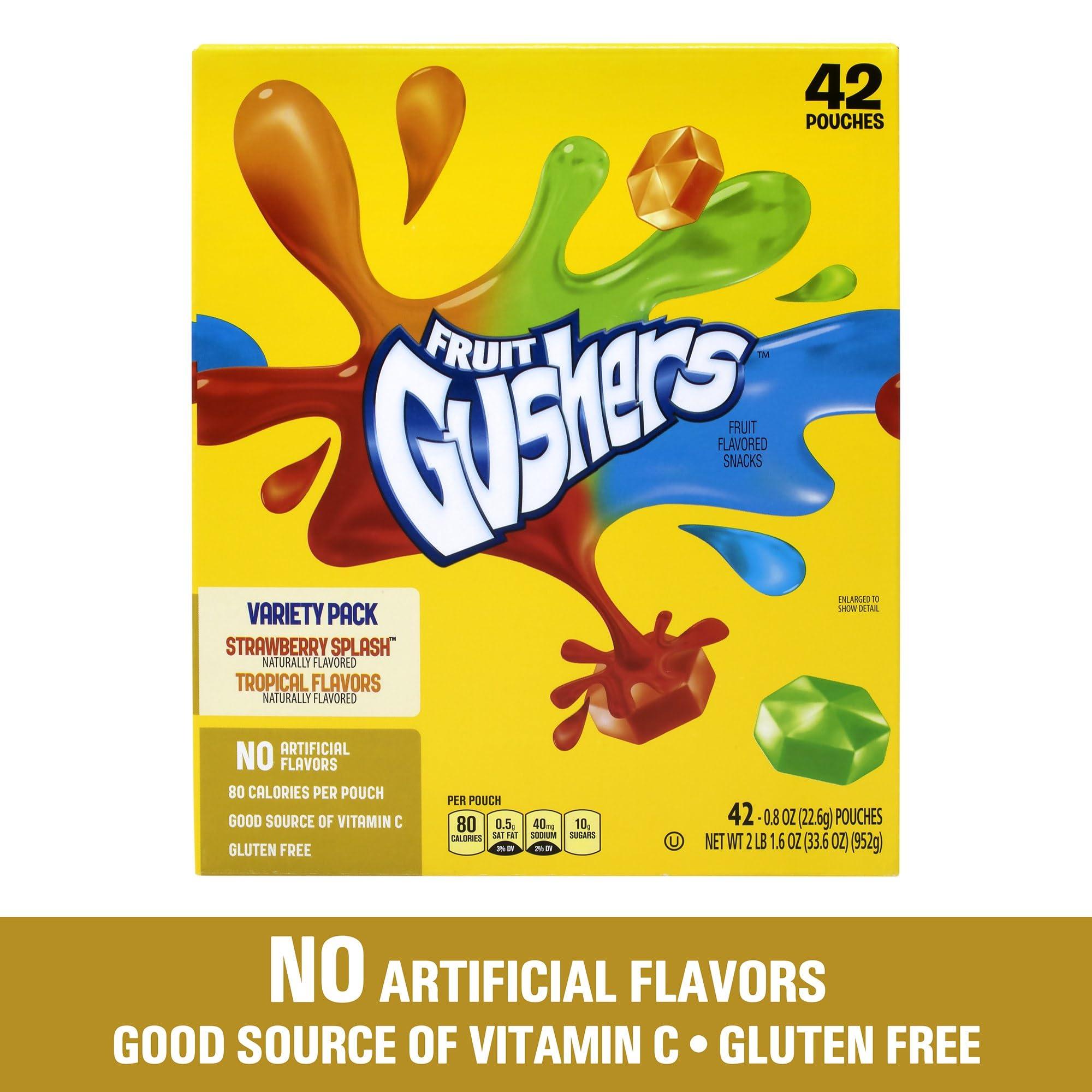 Gushers Betty Crocker Fruit Gushers Snacks, 42 Count, 952 g