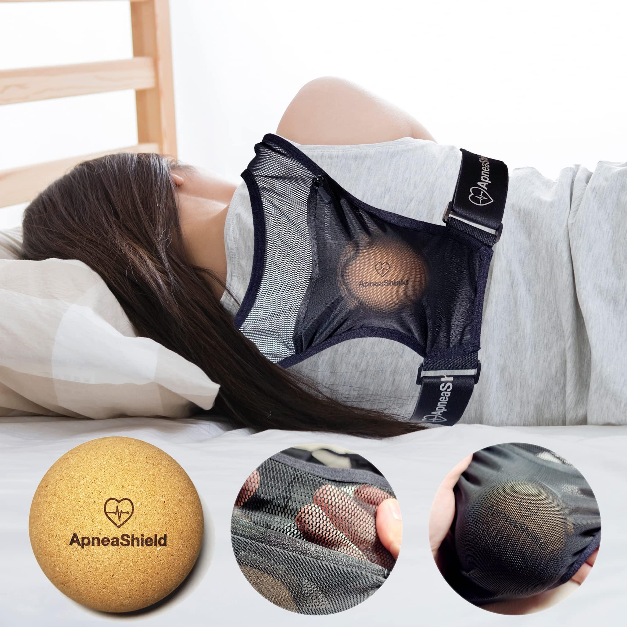ApneaShield ApneaShield - Sleep Position Trainer for Sleeping On Your Side | Snore Stopper | Anti Snoring Solution | Lightweight, Comfortable, Effective in Reducing Supine Sleep Time