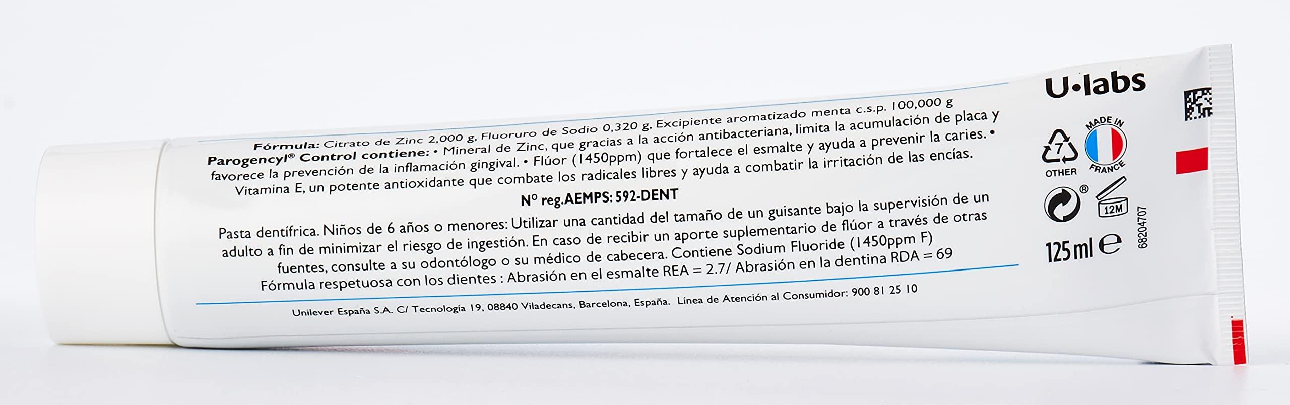 Parogencyl Parogencyl. Dentifrica Paste Encias Pack, 125 ml (Pack of 2), 250 ml