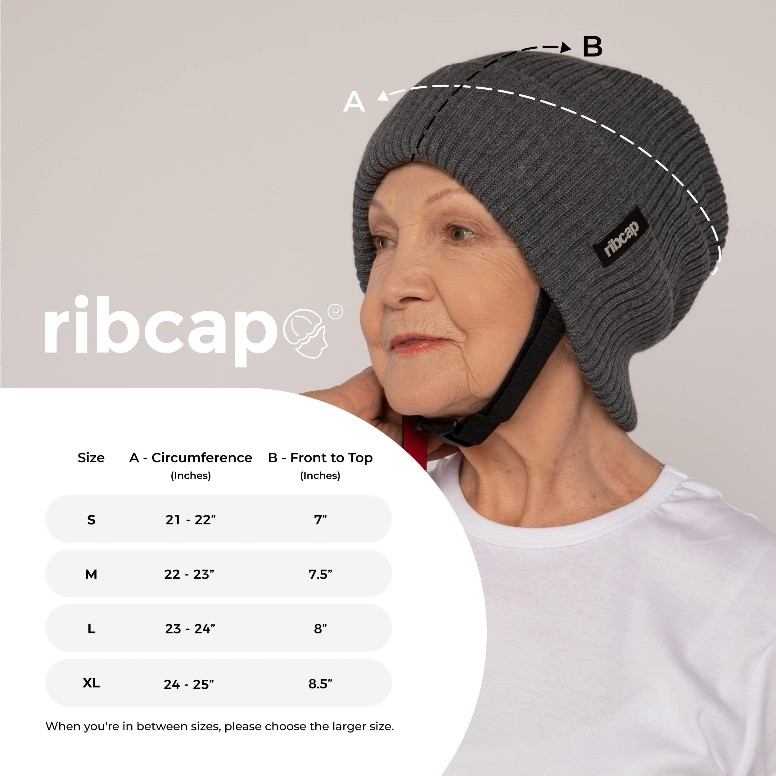 Ribcap Ribcap Lenny Medical Grade Protective Helmet | Grey | Large (Head Circumference 59-61 cm) | Soft Helmet for Epilepsy | Protective Helmet for Seizures | Fashionable and No Stigma