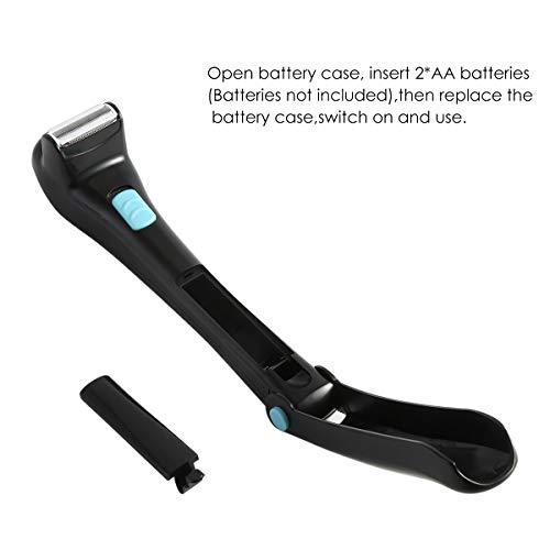 XingYue Direct Men\'s Electric Back & Body Shaver,Large Razor with Adjustable Length Telescopic Handle for Men Back Hair Body Groomer Trimmer Removal. Adjustable Foam Handle