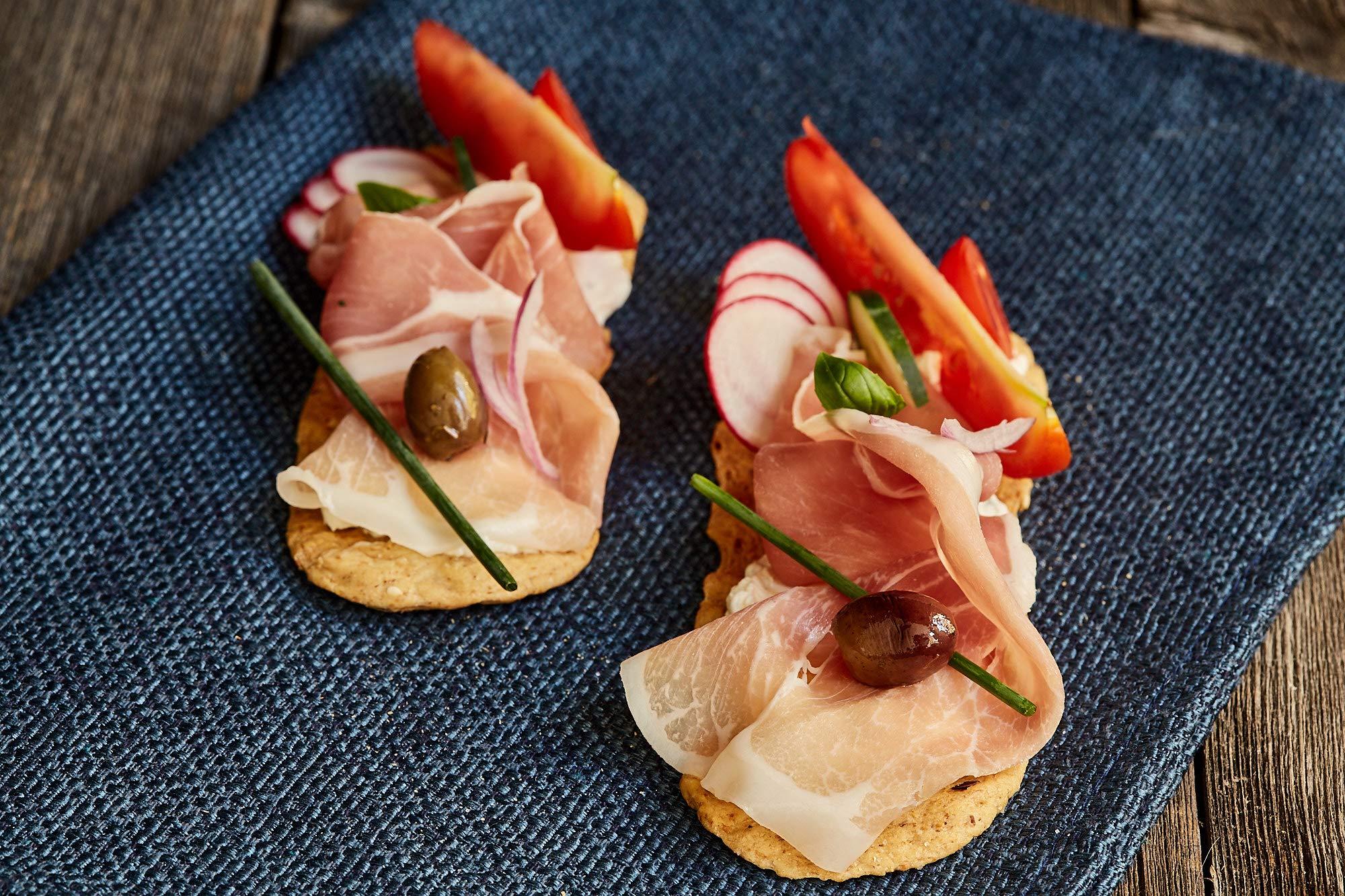 Salumi Pasini Prosciutto Crudo di Parma D.O.P. Salumi Pasini | Parma Cured Ham | Slice | Delicate Taste | 1.7 kg | 100% Italian Meat