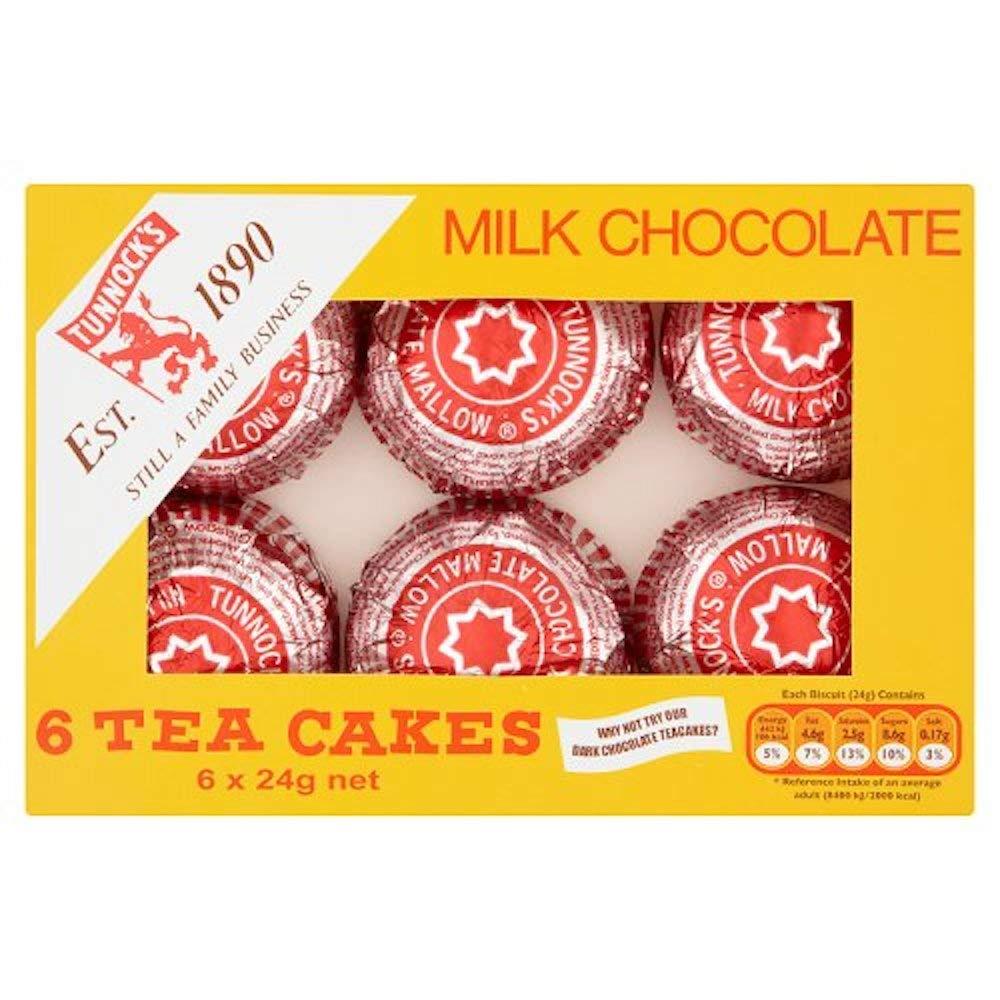 Tunnock\'s Tunnock Milk Chocolate Tea Cakes - 1 Pack 144g