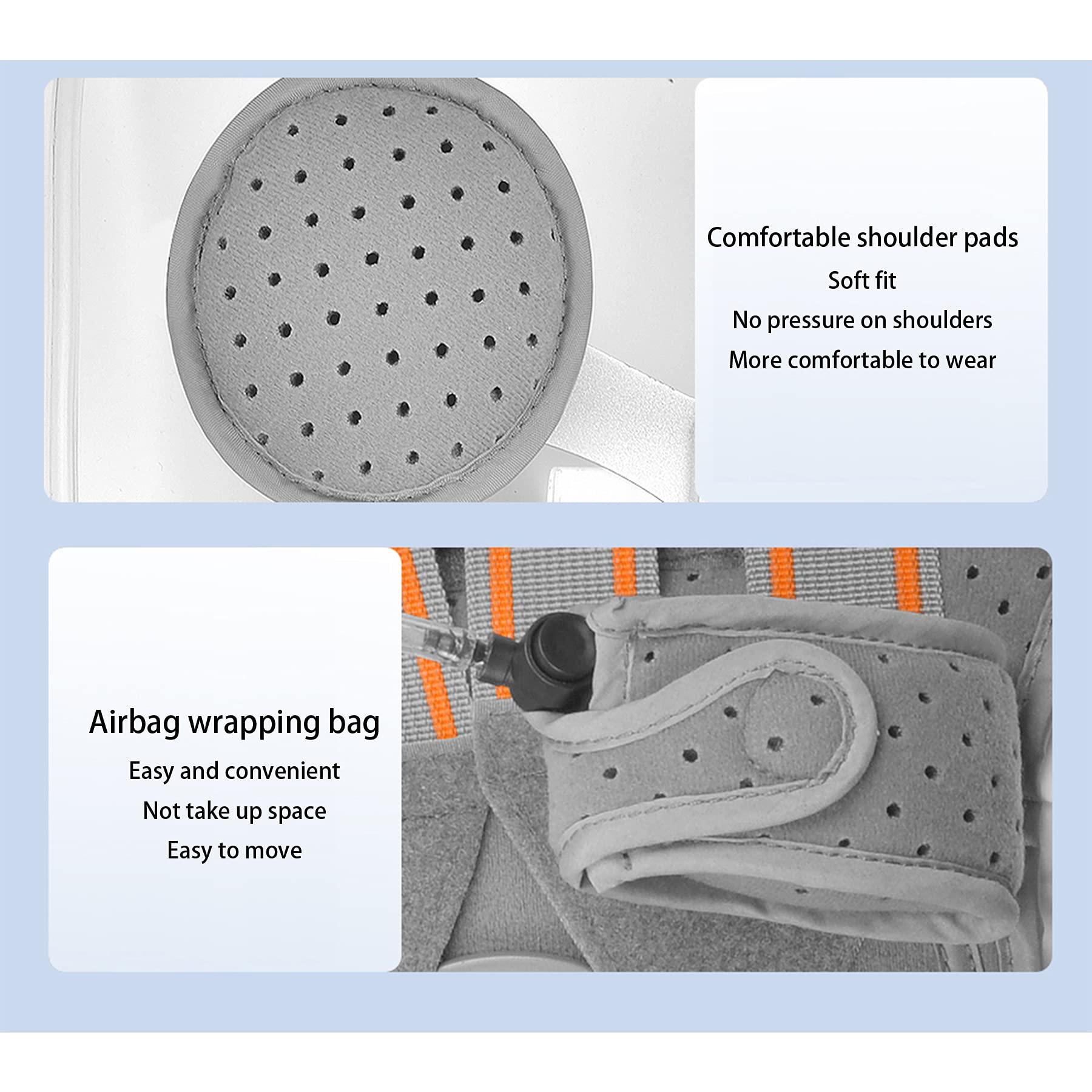 WILLQ WILLQ Thoracic Orthosis Lumbar Thoracic Lumbar Spine Orthosis support Lightweight Adjustable Back Brace for lumbar vertebrae fractures restoration of fixed protection stabilizer,Extralarge