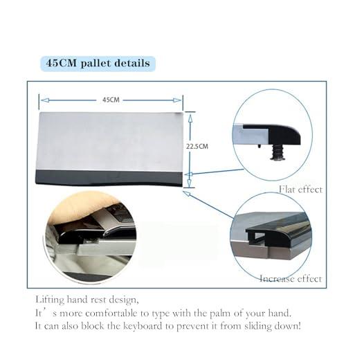 STMKB STMKB Chair Tray, 45CM Office Chair Mouse Tray and Keyboard Tray, Lift-type Handrest Design, Relieves Office Fatigue, Suitable for Lifting Gaming Chairs, Gaming, Office, and Leisure