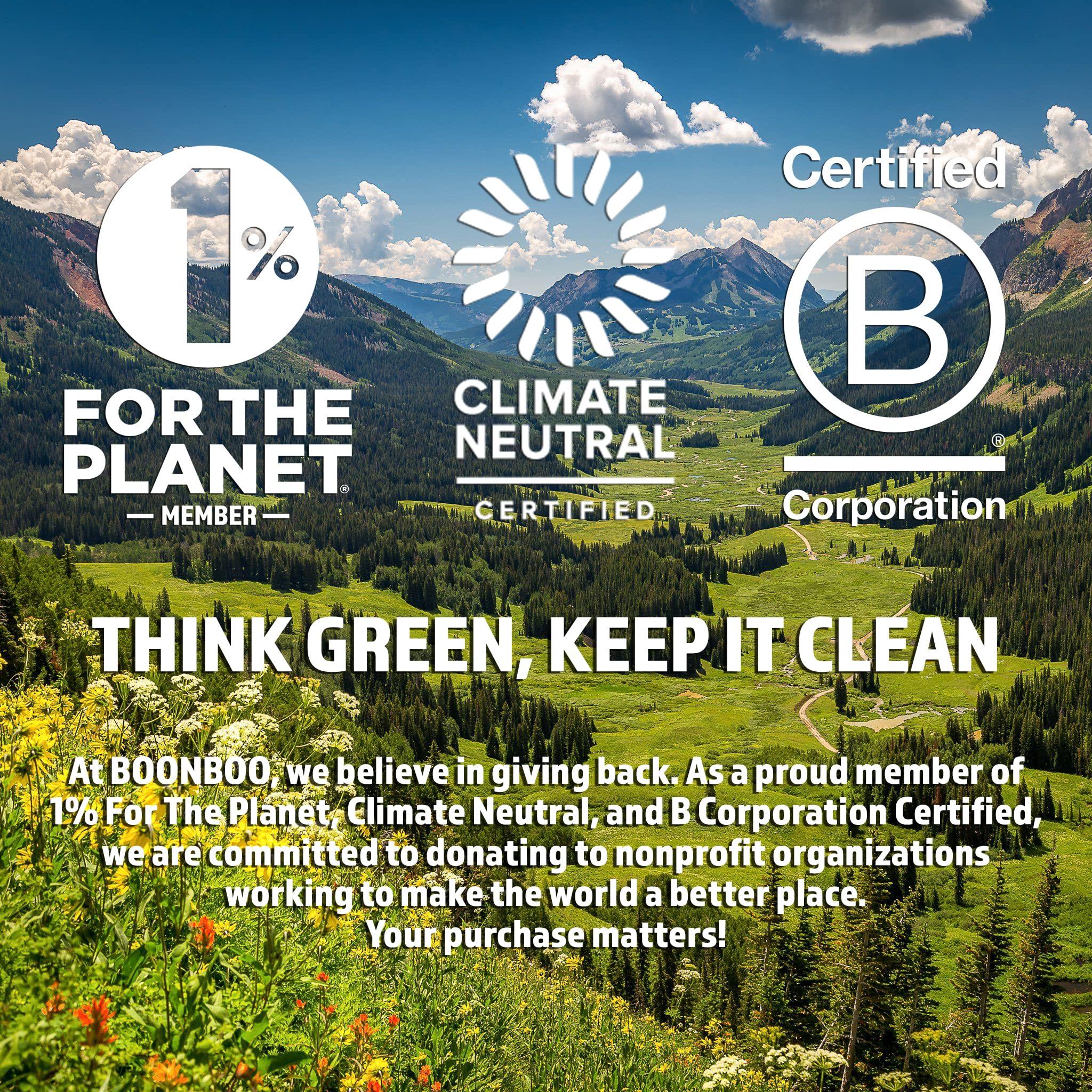 BOONBOO Boonboo Dental Floss Refill | Bamboo Fiber & Mint Flavor | 2pcs of 100FT - Total 200FT | Sustainable & Biodegradable | Plastic-Free & Zero-Waste