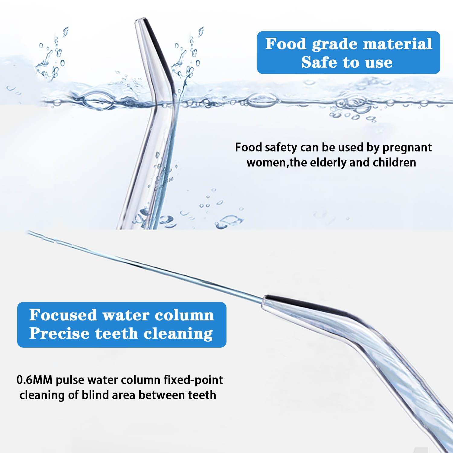 Tiankohelan 3 Pcs Replacement Heads for Waterpik Water Flossers Other Brand Oral Irrigators,Replacement Tips for Waterpik Water Flosser(Blue Purple Green)