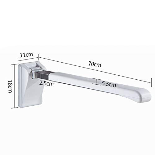 GzxLaY Wall Mounted Grab Rails Foldable Drop Down Toilet Rail Support, Flip-Up Bathroom Grab Bar, Toilet Arms Handicap Assist Medical Accessories