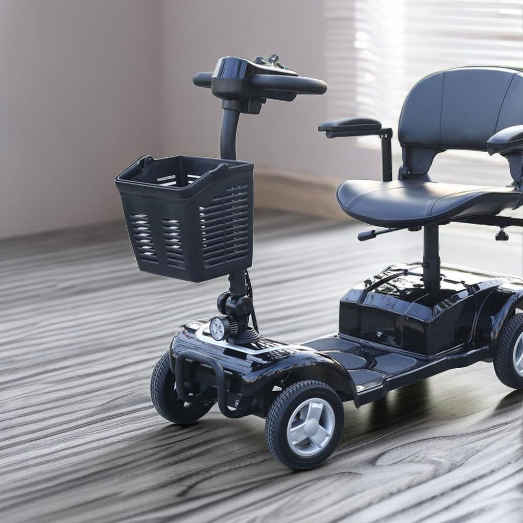 HURRISE HURRISE Mobility Scooter Basket,Large Front Basket Wheelchair Bags Baskets,Handle Portable Universal High Capacity Weather Resistance Scooter Accessories