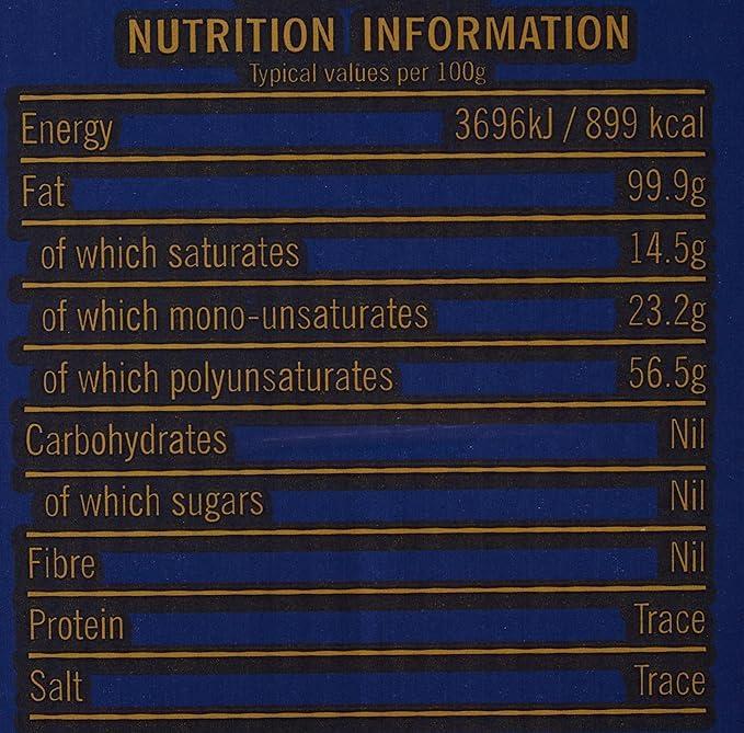 Generic KTC Vegetable Oil, 20 Litres, Clear Liquid for Cooking and Frying