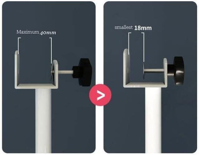 ZJIEX Adjustable Bed Rail for Elderly Adults, clip-on Medical Bed Safety Rails, Bedside Fall Safe Prevention Grab Bar, Bed Assist Rail Guard Rail, for Student Dormitory pregnant women, disabled people