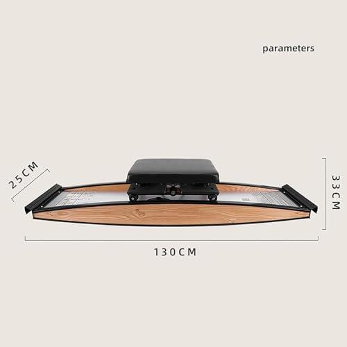 HDCCDM HDCCDM Ski Fitness Machine, Home Fitness Balance Board with Cane, Freely Adjustable Resistance 0-100KG, Strength and Balance Training Tool Set, Suitable for Waist, Abdomen and Legs