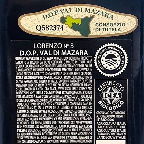 Manfredi Barbera Gift Box Extra Virgin Olive Oil \"I TRE Lorenzo\" Barbera 500 ml x 3