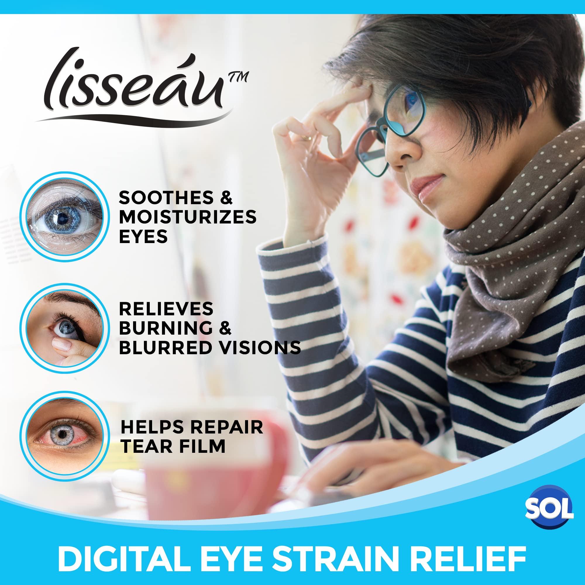 SOL SOL 6pk Eye Mist Spray - Hydrating Eye Care Solution for Dry, Tired Eyes - Soothes Irritation, Compact and Convenient for Quick Refresh Anytime, Lightweight, Travel-Friendly Spray for Everyday Comfort