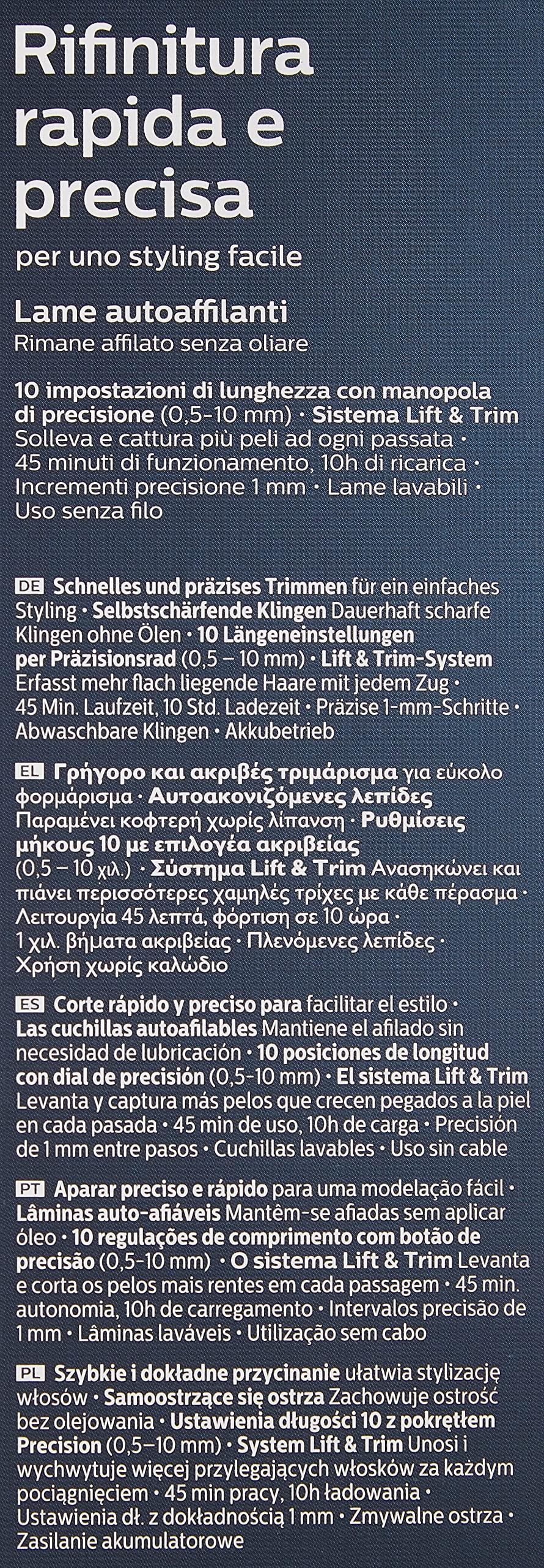 PHILIPS \"Philips Beardtrimmer 3000 Series, Beard Trimmer with Lift & Trim Technology (model BT3206/14)\"