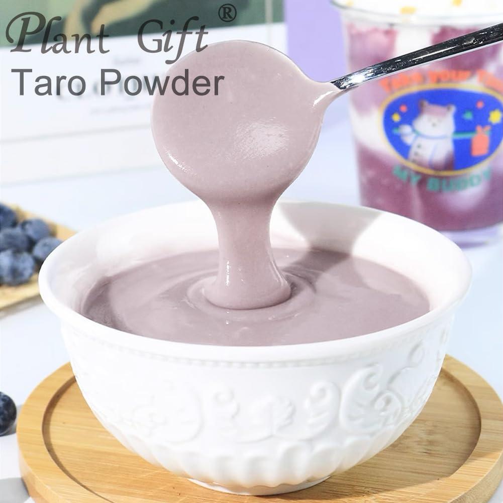 Plant Gift 100% Natural Pure Taro powder 100g/3.52oz Taro Dried Powder for Smoothies, Shakes, Baking & Drinks,| Free from Preservatives, No Added Sugar