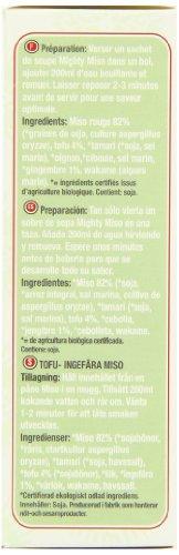 King Soba King Soba Noodle Culture Organic Mighty Miso Soup with Red Tofu and Ginger, 60g