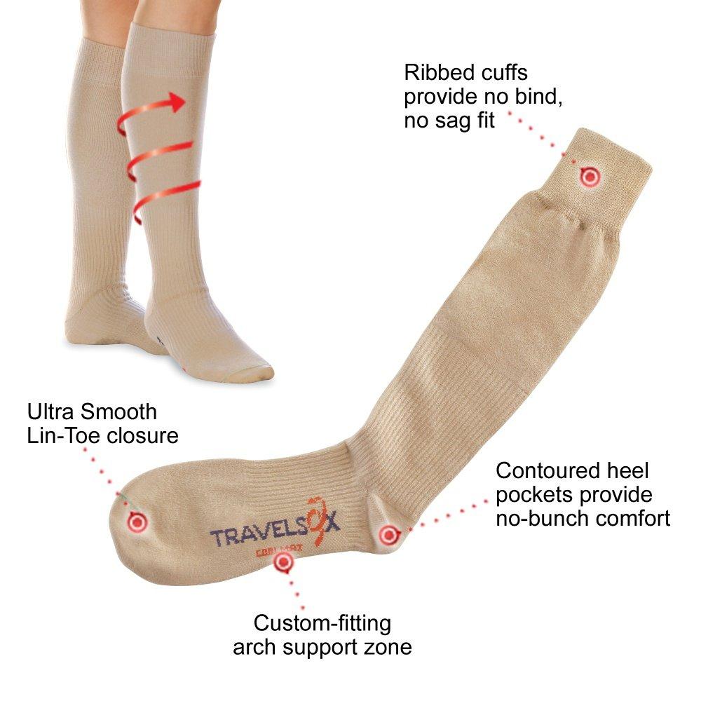 Travelsox Travelsox Graduated Compression Socks, Navy, Small