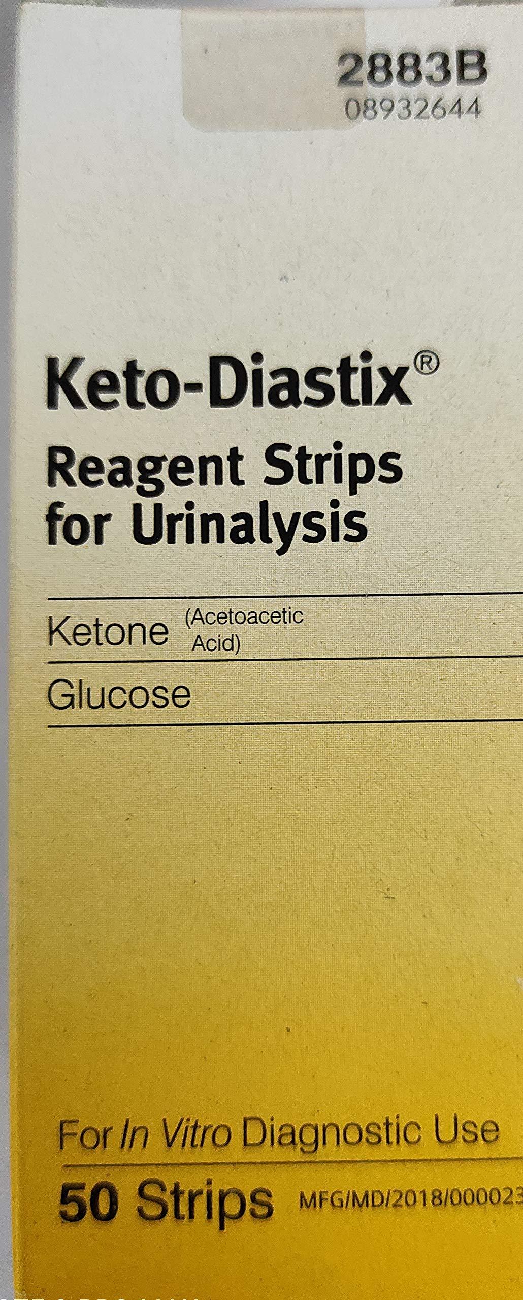 Keto-Diastix Keto-Diastix Strips for Urinalysis 50 Test Strips (2883B)