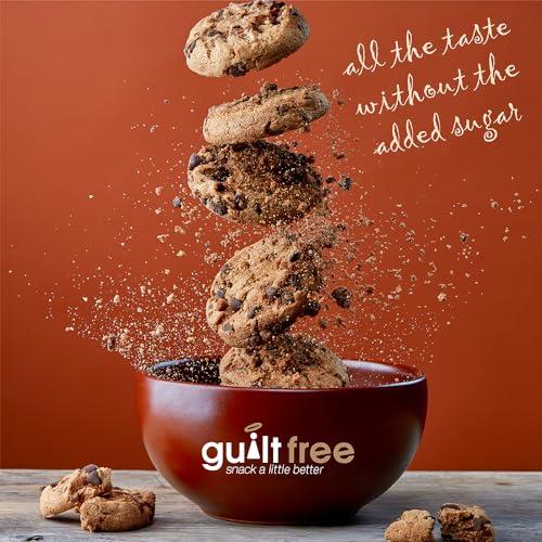 guilt free GuiltFree Sugar Free Cookies 128g No Added Sugar Biscuits Sugar Free Cookie Biscuit Keto for Diabetic Friendly Gift Hamper Basket Box Collection (Cookies & Cream)