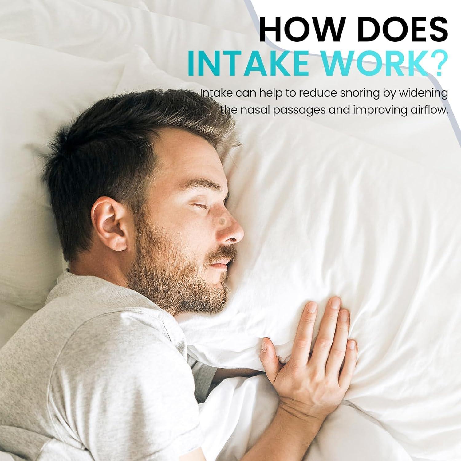 isasaka 15pcs Intake Breathing Nasal Strip, Intake Breathing Nose Magnets, Anti-Snoring Sleep Nasal Strips, Anti-Snoring Equipment for Home, Travel, Hotel, Business Trip and Car (Black)