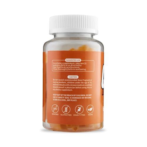 TRUE HEALTH True Health Creatine Monohydrate Gummies - Vegan Muscle Recovery Supplement, Orange Flavor, 60 Count - Easy & Tasty Post-Workout Boost