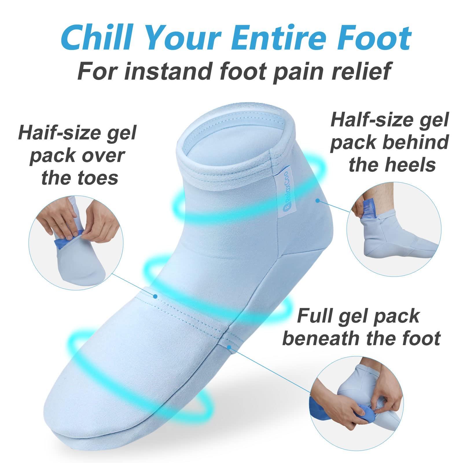 RelaxCoo RelaxCoo Chemo Cold Therapy Socks & Hand Ice Pack Gloves for Chemotherapy Neuropathy, Chemo Care Package for Women and Men, Plantar Fasciitis, Carpal Tunnel, Arthritis Hand Feet Pain Relief, S/M