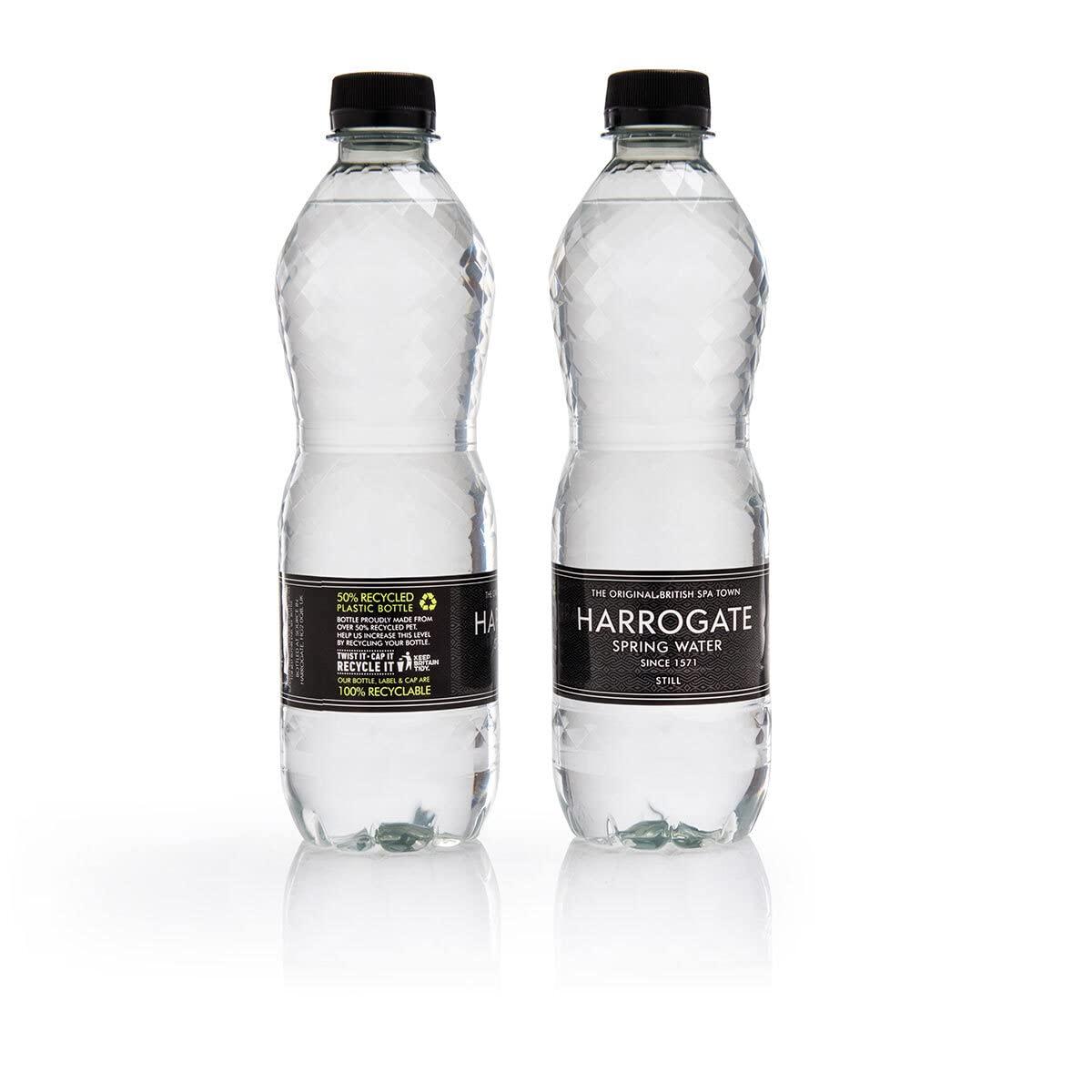 Saras Flavours of Asia Harrogate Still Spring Water | The Original British Water | Balanced Mineral Content | 500ml | Pack of 24