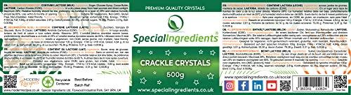 SPECIAL INGREDIENTS Special Ingredients Crackle Crystals Popping Candy 500g - Suitable for Vegetarians, Non-GMO, Gluten Free, Non-Irradiated