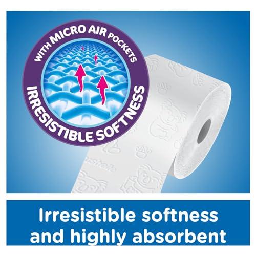 Cushelle Cushelle Original Toilet Tissue, 16 Longer Lasting Rolls, 16 Equals 24 Regular Rolls, White Bulk Toilet Paper