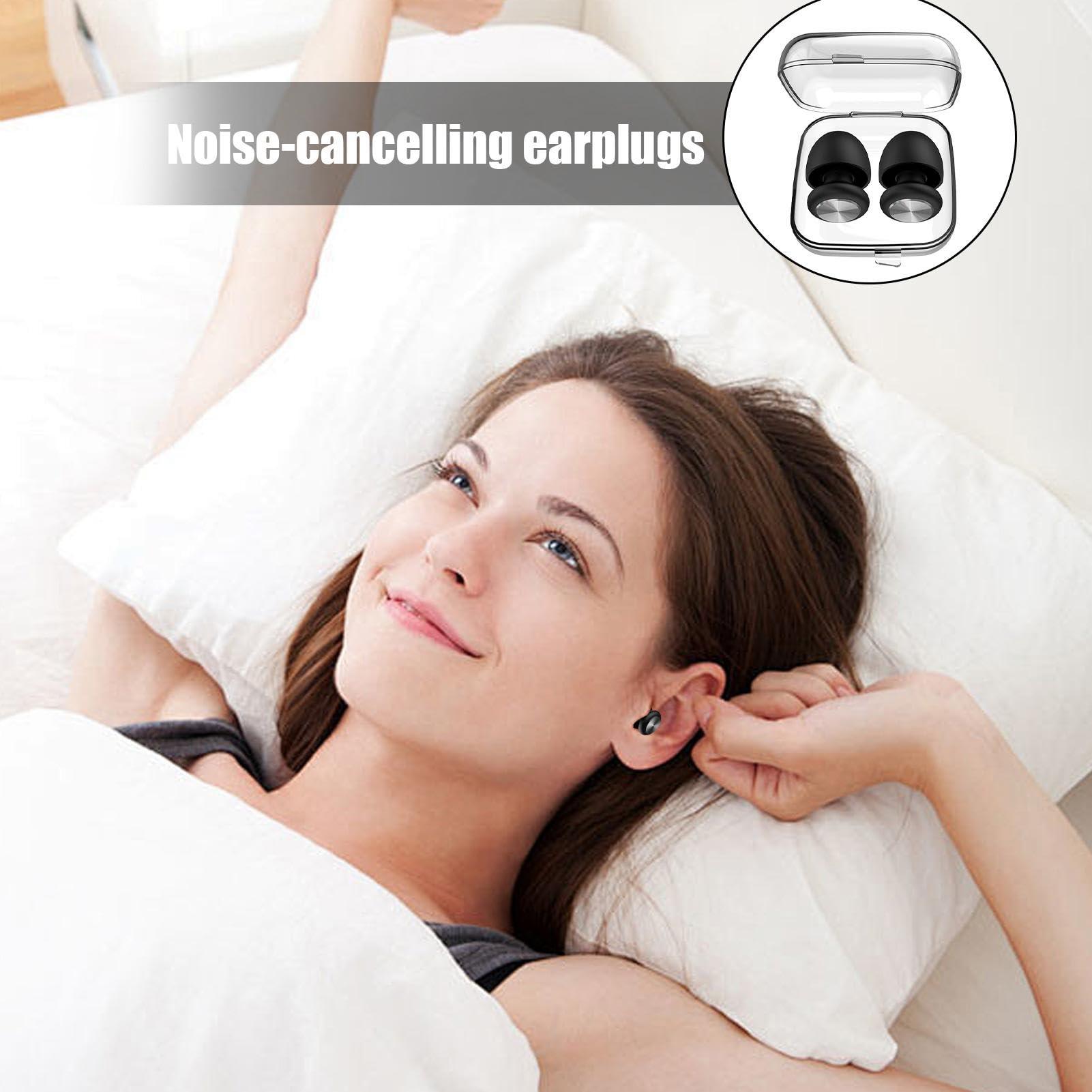 FreshCart Basics Quiet Ear Plugs for Sleep,Reusable Ear Plugs for Noise Sensitivity | Reusable Ear Plugs for Noise Sensitivity, Quiet Ear Plugs, Noise-Reducing Earplugs Ear Defenders for Snoring