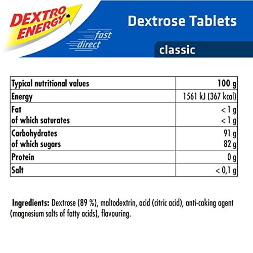 Dextro Energy Dextro Energy Classic Tablets, 47 g, Pack of 24, Energy Tablets, for a Quick Burst of Glucose