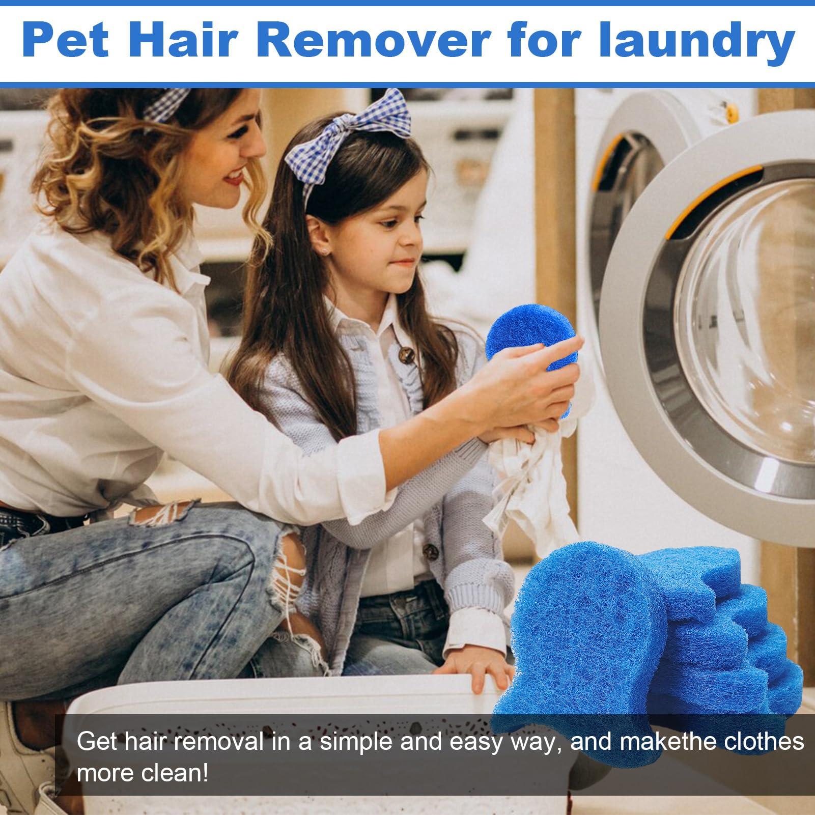 Bocguy Pack of 5 Pet Hair Remover Washing Machine, Reusable Hair Catcher Washing Machine, Lint Balls for Washing Machine, Dog Hair, Lint Ball, for Removes Hair and Lint