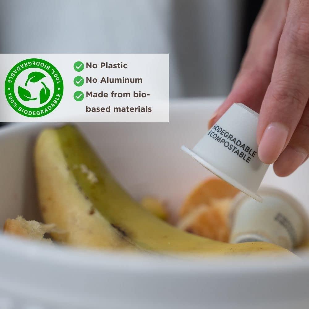 JA Coffee JA Coffee - 100% Jamaica Blue Mountain Coffee Pods for Nespresso Machines (OriginalLine) - Medium Roast - Premium Arabica - 10 Compostable Capsules