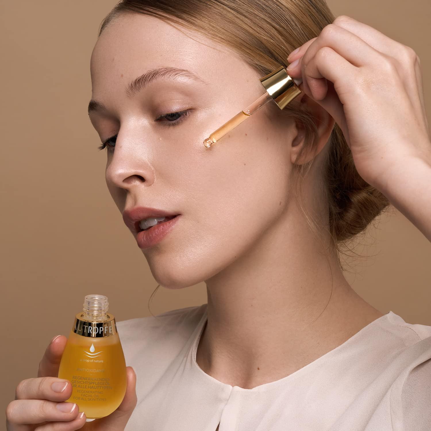 Tautropfen TAUTROPFEN Naturkosmetik, Regenerierendes Gesichtspflegel fr alle Hauttypen, 35 ml