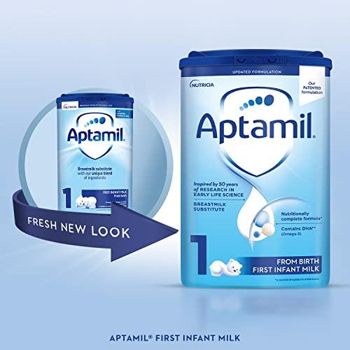 Aptamil Aptamil 1 First Baby Milk Powder, From Birth, 800g (Pack of 6)