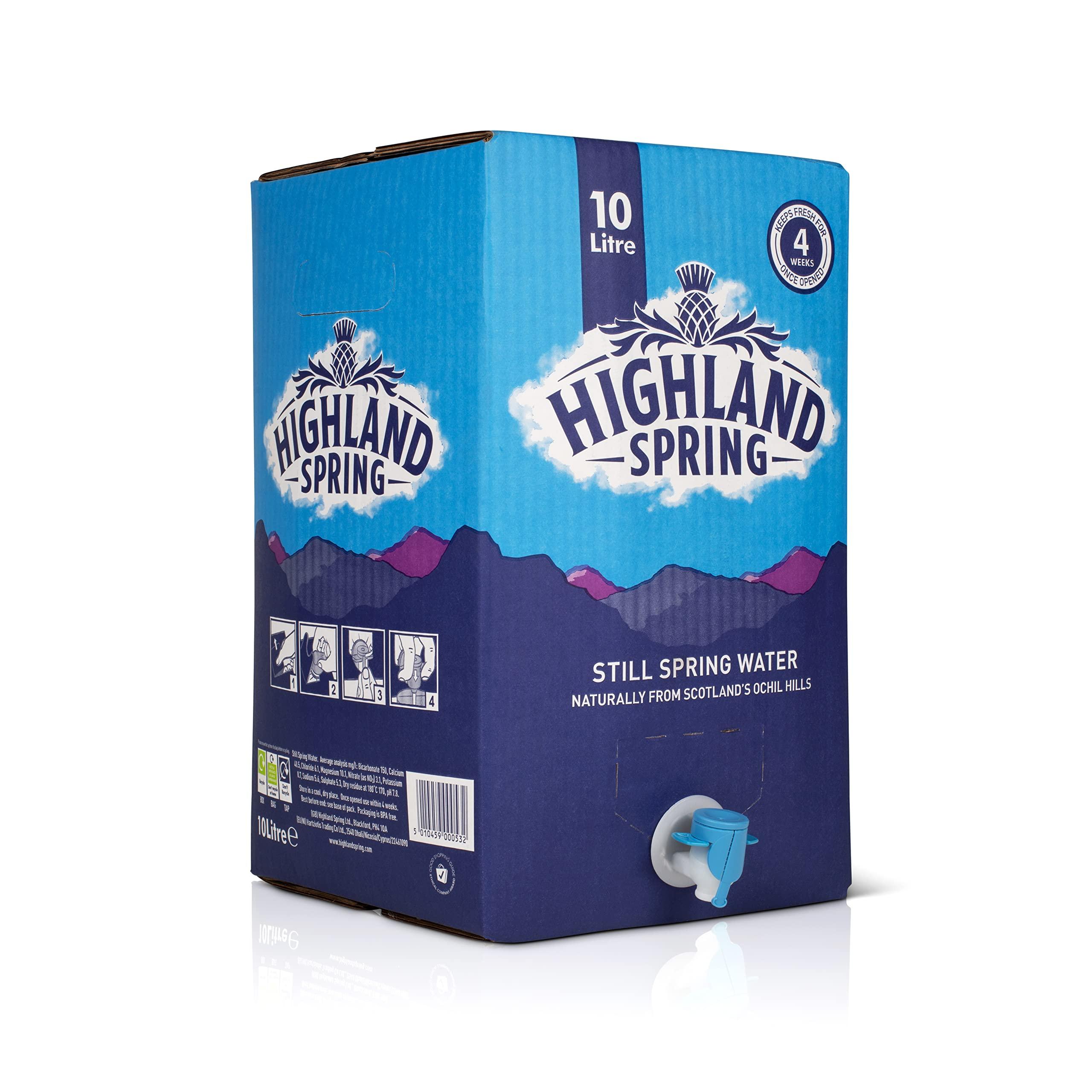 Highland Spring Highland Spring Boxed Still Spring Water, 10L