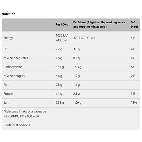 Old El Paso Old El Paso Stand \'N\' Stuff Extra Mild Super Tasty Soft Taco Kit 329g (Pack of 4)
