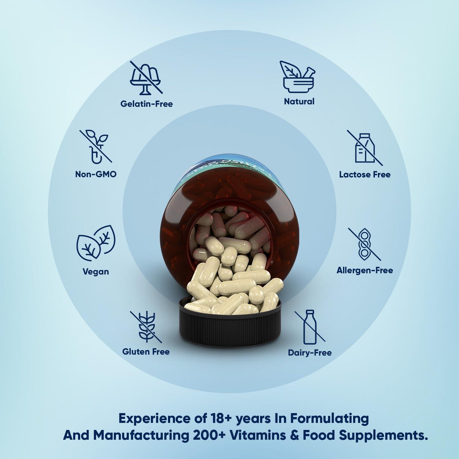 WeightWorld L Theanine with Lemon Balm 500mg - 180 Vegan Capsules - Natural Nootropics L-Theanine Supplements - High Strength L-Theanine Capsules - 6 Months Supply - Alternative to Coffee - Non GMO & Gluten Free