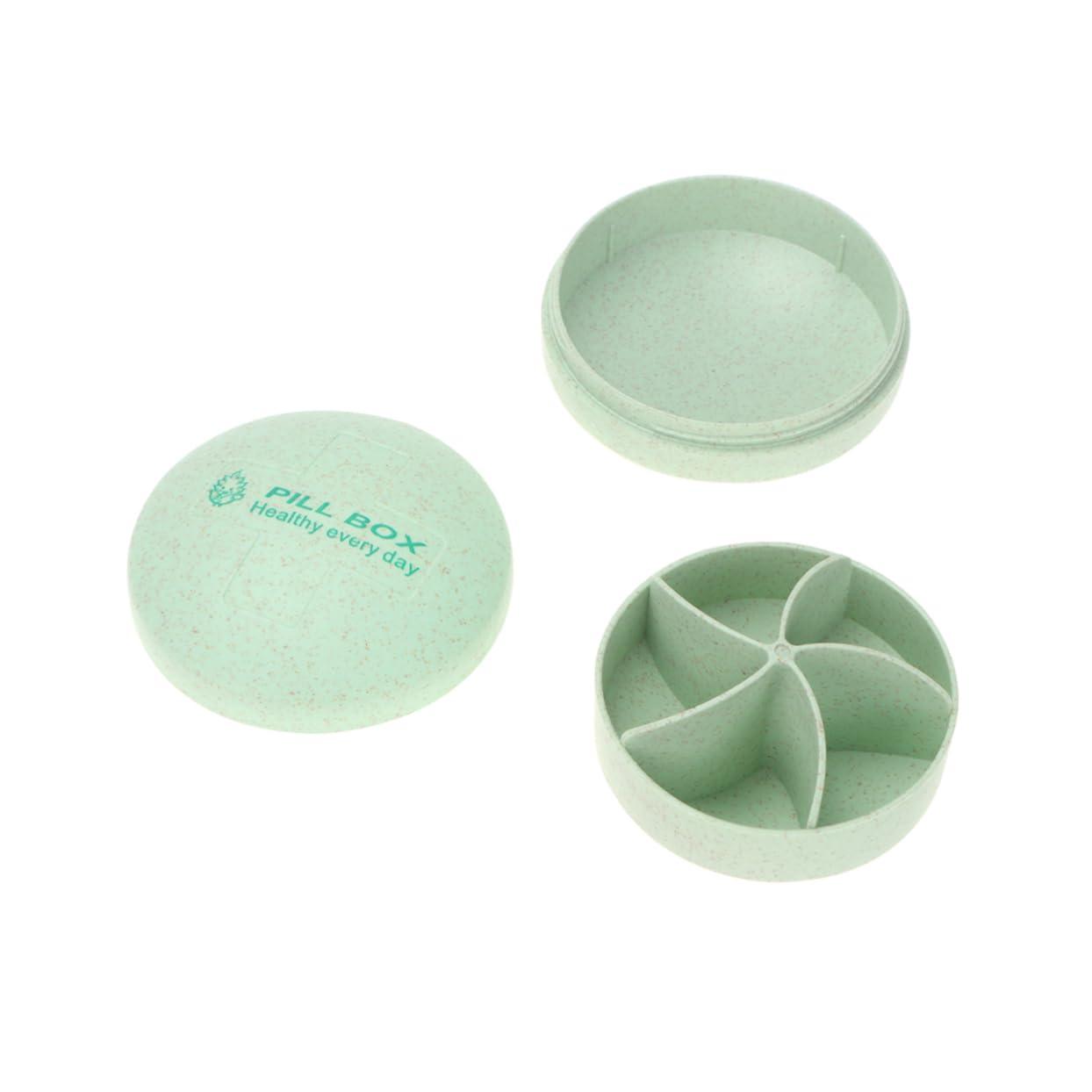 FOMIYES FOMIYES Travel Pill Box Case Compact Storage Holder for Medication Portable Medicine Organizer Durable Material Fit in Backpack or Pockets