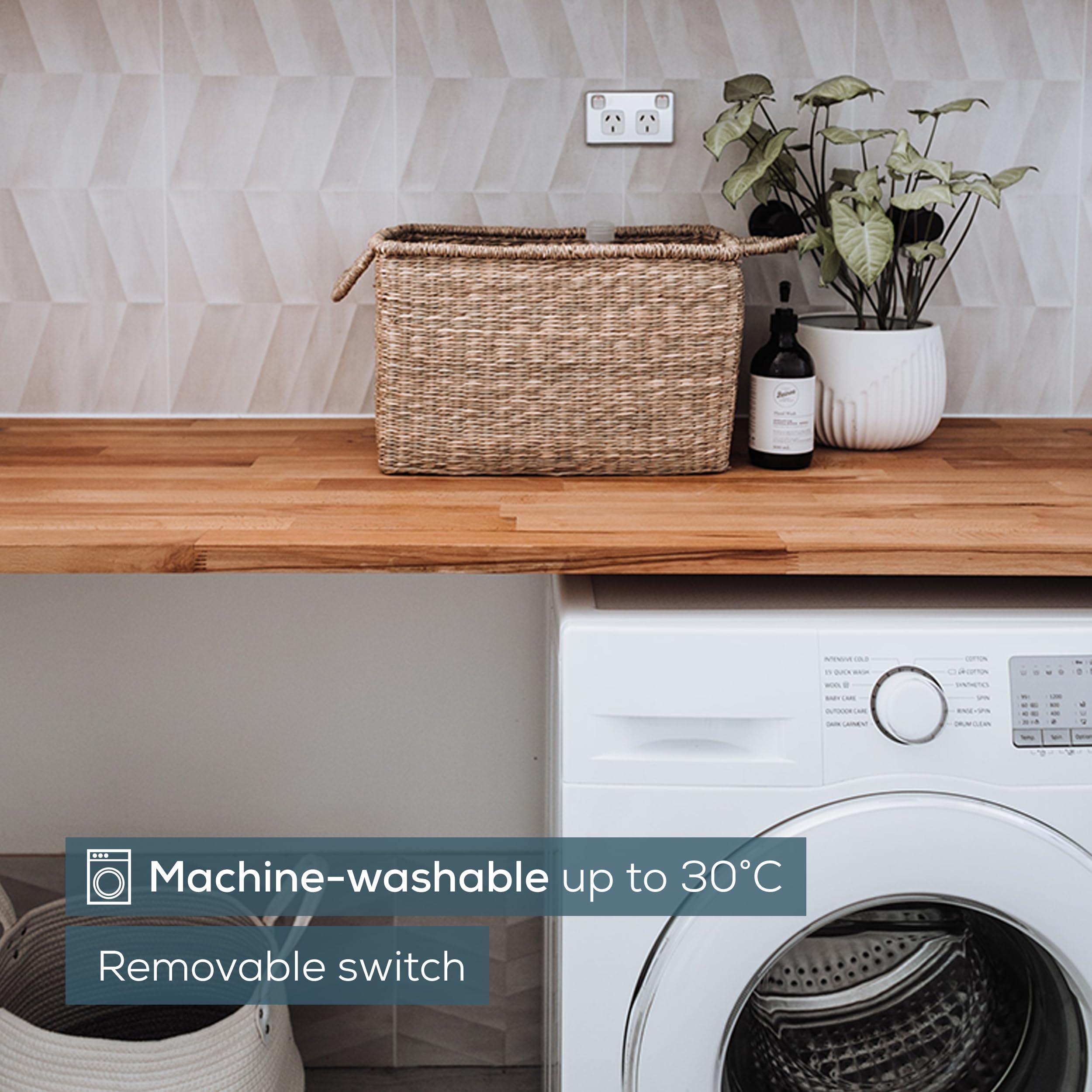 Beurer Beurer HD75UK Electric Throw - White | Breathable Heated Throw for Sofa and Bed | Heating Blanket with Ultra-Soft Fleece Fibres | Automatic Switch-Off | Machine-Washable | 180 x 130 cm