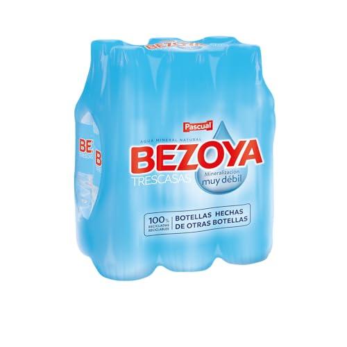 Pascual Bezoya Natural Mineral Water - Pack of 6 x 1L