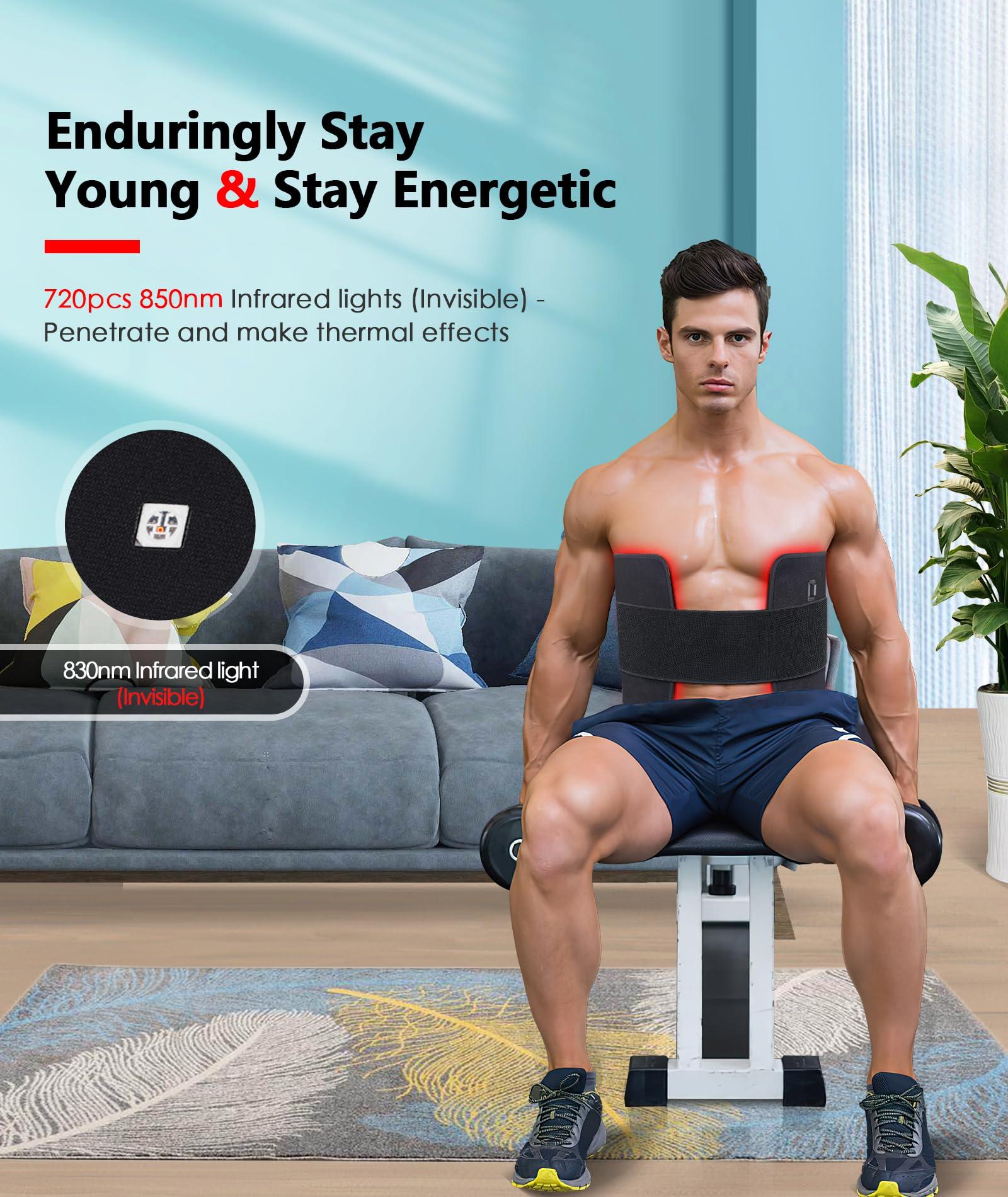 Astarexin Astarexin Red Light Therapy Pad for Body, 180W LED Red & Infrared Light Device Mat with 660nm & 850nm Wavelengths for Waist Back Shoulder Muscle Pain Relief