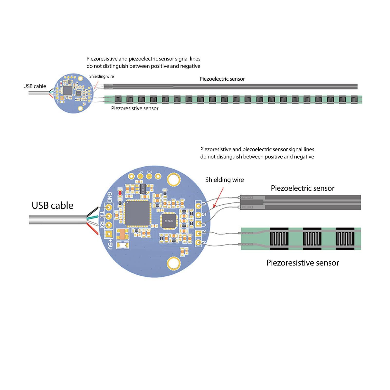 Fockety Sleep, Realtime Response No Delay Non Contact Acquisition Heart Rate Respiration Rate Sleep Tracking Pad Rollable Lightweight Sleep Sensor Pad for Hospitals, Bedrooms