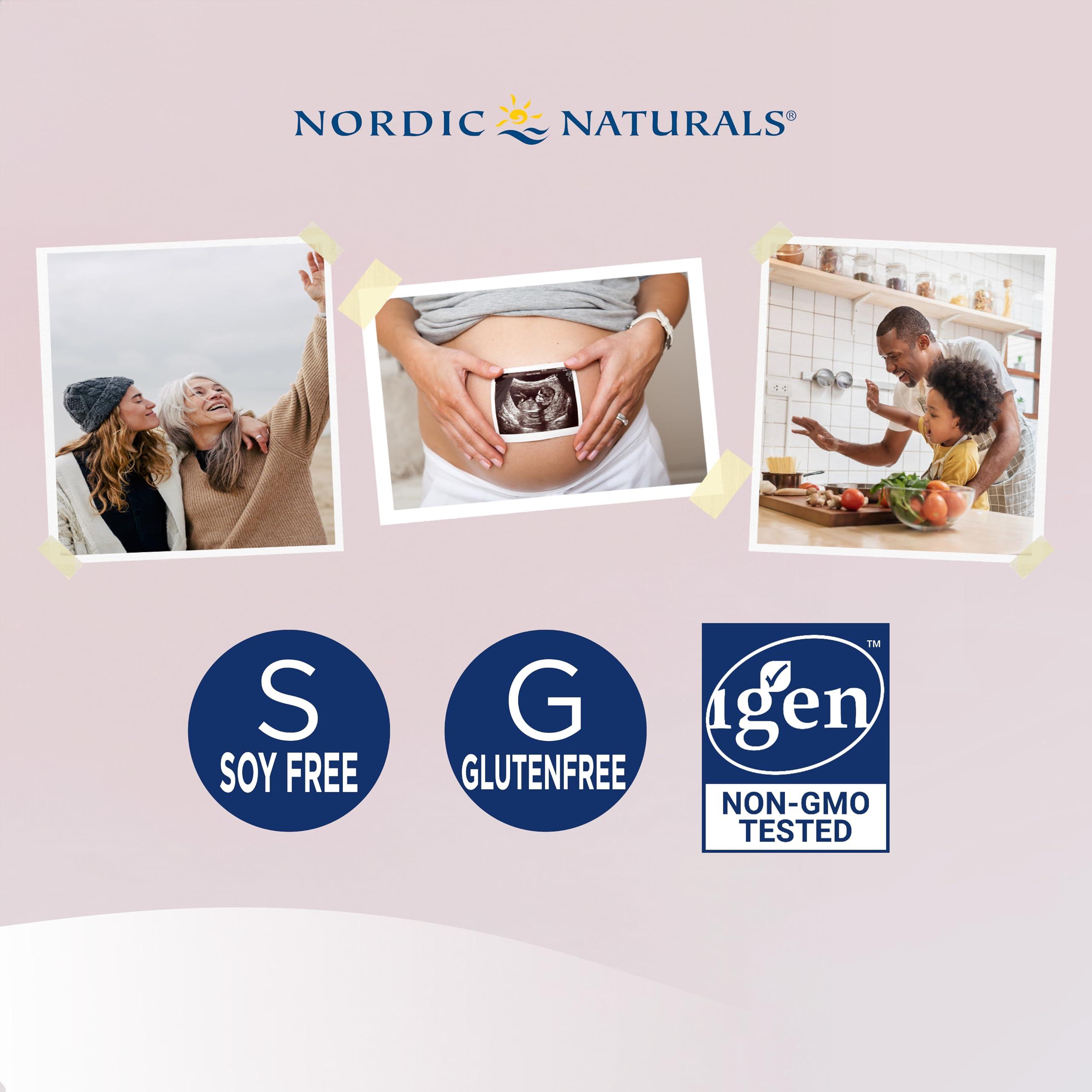 Nordic Naturals Nordic Naturals, Omega Woman, 500mg Omega-3, with Evening Primrose Oil, Highly Dosed, Lemon Flavour, 120 Softgels, Soy-Free, Gluten-Free, Non-GMO