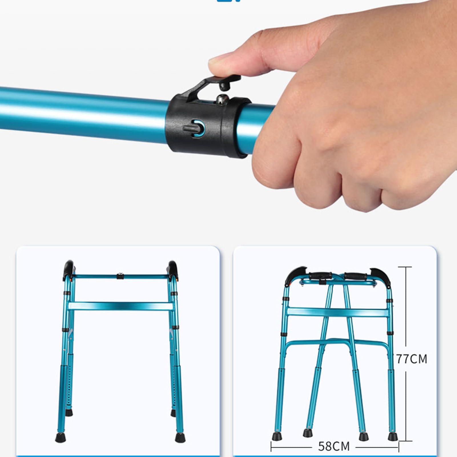 LSRFXF LSRFXF Aluminium Stair Lift Aid Walker, Climbing Stairs Walker, Height Adjustable & Lightweight Walking Mobility Aid for Seniors